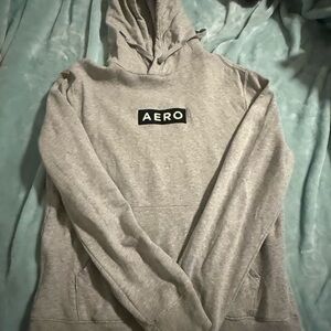 Aeropostale Heather Gray Hoodie